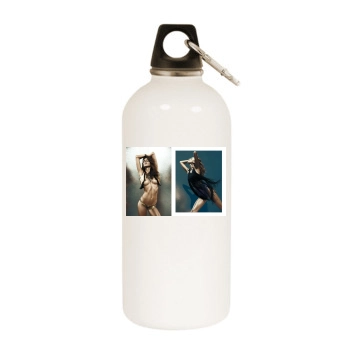 Amanda Pizziconi White Water Bottle With Carabiner