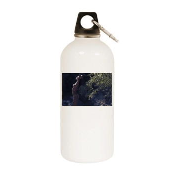 Amanda Pizziconi White Water Bottle With Carabiner