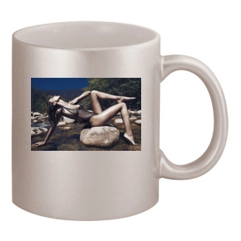 Amanda Pizziconi 11oz Metallic Silver Mug