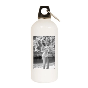 Amanda Pizziconi White Water Bottle With Carabiner