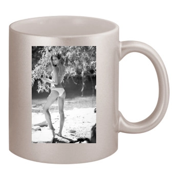 Amanda Pizziconi 11oz Metallic Silver Mug