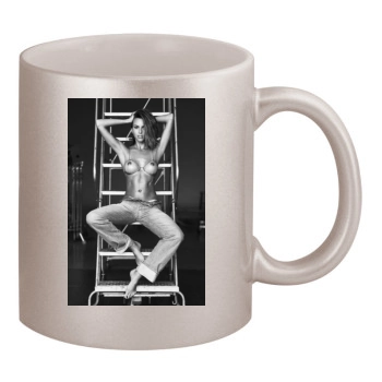 Amanda Pizziconi 11oz Metallic Silver Mug