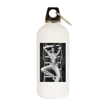 Amanda Pizziconi White Water Bottle With Carabiner