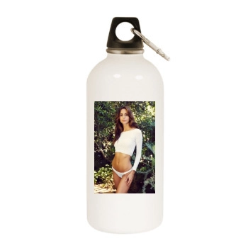 Amanda Pizziconi White Water Bottle With Carabiner