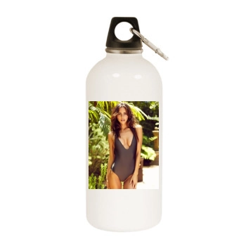 Amanda Pizziconi White Water Bottle With Carabiner