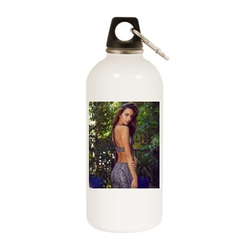 Amanda Pizziconi White Water Bottle With Carabiner