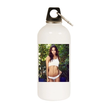 Amanda Pizziconi White Water Bottle With Carabiner