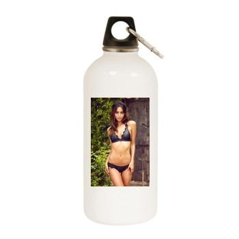 Amanda Pizziconi White Water Bottle With Carabiner