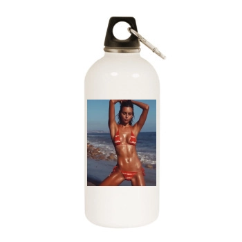 Amanda Pizziconi White Water Bottle With Carabiner