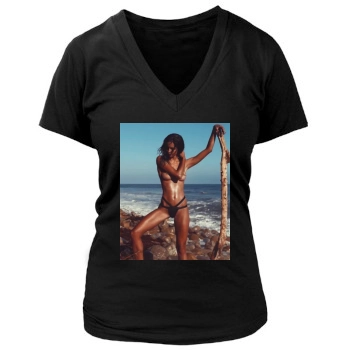 Amanda Pizziconi Women's Deep V-Neck TShirt