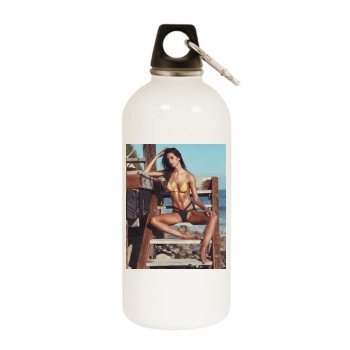 Amanda Pizziconi White Water Bottle With Carabiner