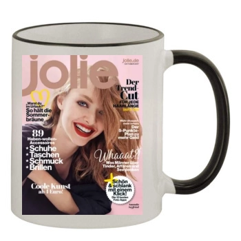 Amanda Seyfried 11oz Colored Rim & Handle Mug