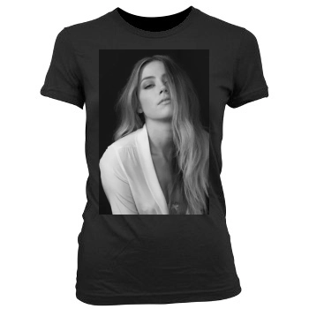 Amber Heard Women's Junior Cut Crewneck T-Shirt