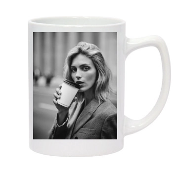 Anja Rubik 14oz White Statesman Mug