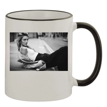 Anja Rubik 11oz Colored Rim & Handle Mug