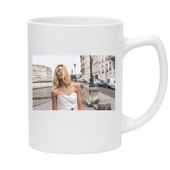 Anja Rubik 14oz White Statesman Mug