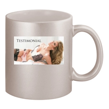 AnnaLynne McCord 11oz Metallic Silver Mug