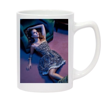 Scarlett Johansson 14oz White Statesman Mug