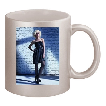 Scarlett Johansson 11oz Metallic Silver Mug