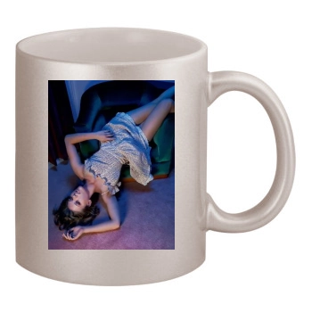 Scarlett Johansson 11oz Metallic Silver Mug