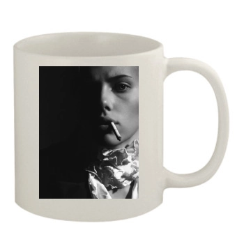 Scarlett Johansson 11oz White Mug