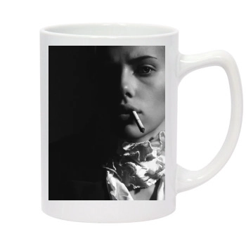 Scarlett Johansson 14oz White Statesman Mug