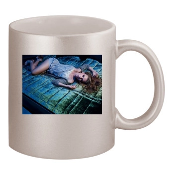 Scarlett Johansson 11oz Metallic Silver Mug