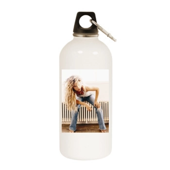 Shakira White Water Bottle With Carabiner