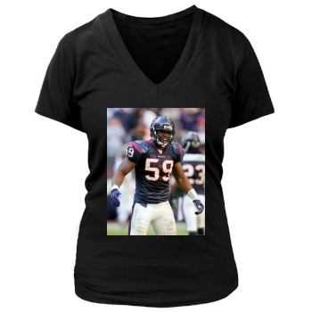 Houston Texans Women's Deep V-Neck TShirt