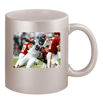 Houston Texans 11oz Metallic Silver Mug