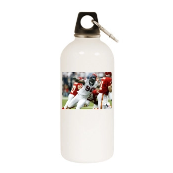 Houston Texans White Water Bottle With Carabiner