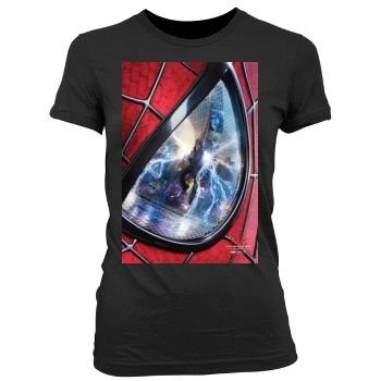 The Amazing Spider-Man 2 (2014) Women's Junior Cut Crewneck T-Shirt