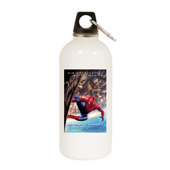 The Amazing Spider-Man 2 (2014) White Water Bottle With Carabiner