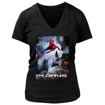 The Amazing Spider-Man 2 (2014) Women's Deep V-Neck TShirt