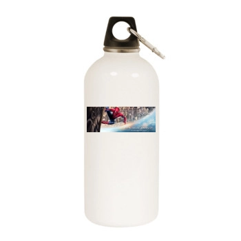 The Amazing Spider-Man 2 (2014) White Water Bottle With Carabiner