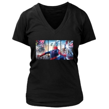 The Amazing Spider-Man 2 (2014) Women's Deep V-Neck TShirt