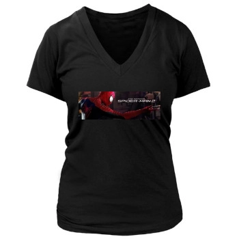 The Amazing Spider-Man 2 (2014) Women's Deep V-Neck TShirt