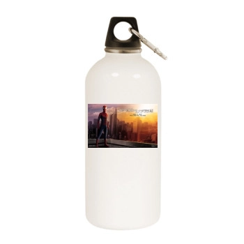 The Amazing Spider-Man 2 (2014) White Water Bottle With Carabiner