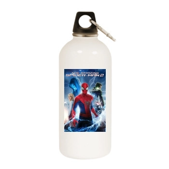 The Amazing Spider-Man 2 (2014) White Water Bottle With Carabiner