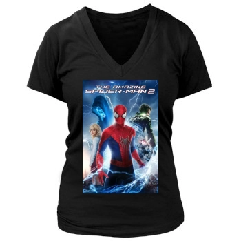 The Amazing Spider-Man 2 (2014) Women's Deep V-Neck TShirt