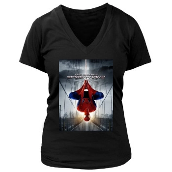 The Amazing Spider-Man 2 (2014) Women's Deep V-Neck TShirt