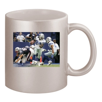 Tampa Bay Buccaneers 11oz Metallic Silver Mug