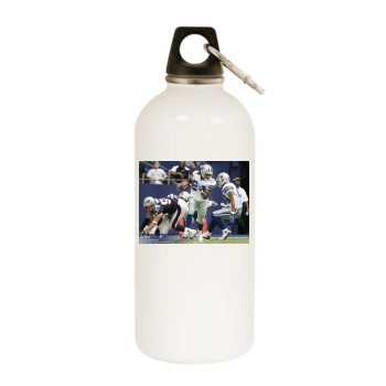 Tampa Bay Buccaneers White Water Bottle With Carabiner