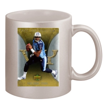 Tennessee Titans 11oz Metallic Silver Mug