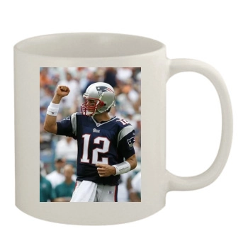 Tom Brady 11oz White Mug