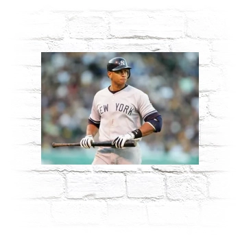 Alex Rodriguez Metal Wall Art