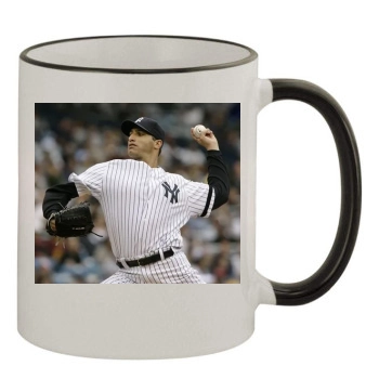 Andy Pettitte 11oz Colored Rim & Handle Mug