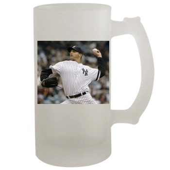 Andy Pettitte 16oz Frosted Beer Stein