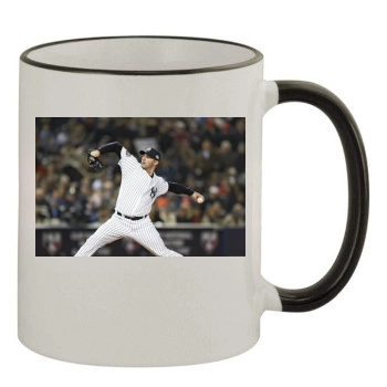 Andy Pettitte 11oz Colored Rim & Handle Mug