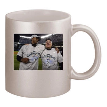 Florida Marlins 11oz Metallic Silver Mug